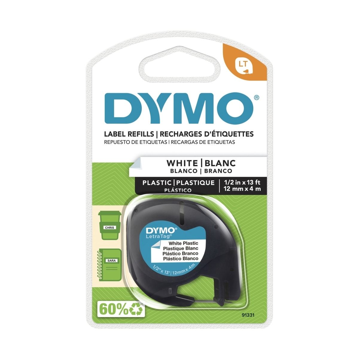 Dymo Letratag Plastic Tape