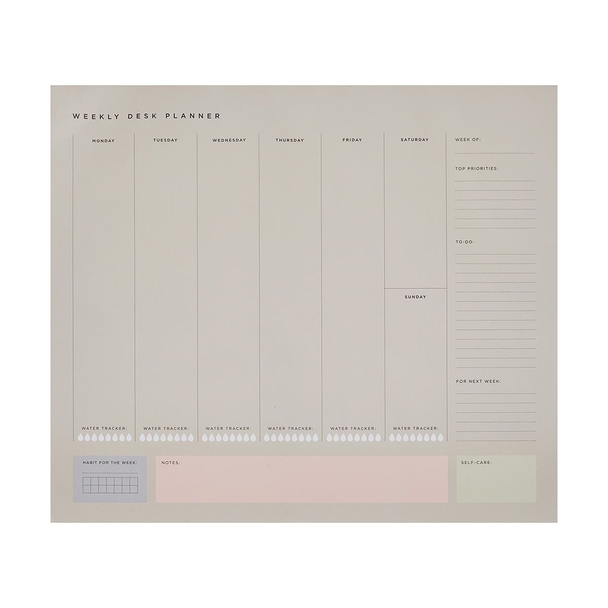 Wellness Desk Pad