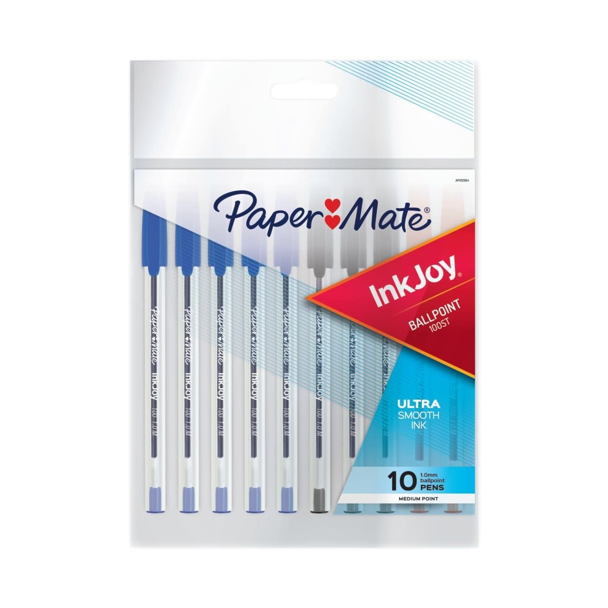 10 Pack Paper Mate InkJoy 100ST Ballpoint Pen