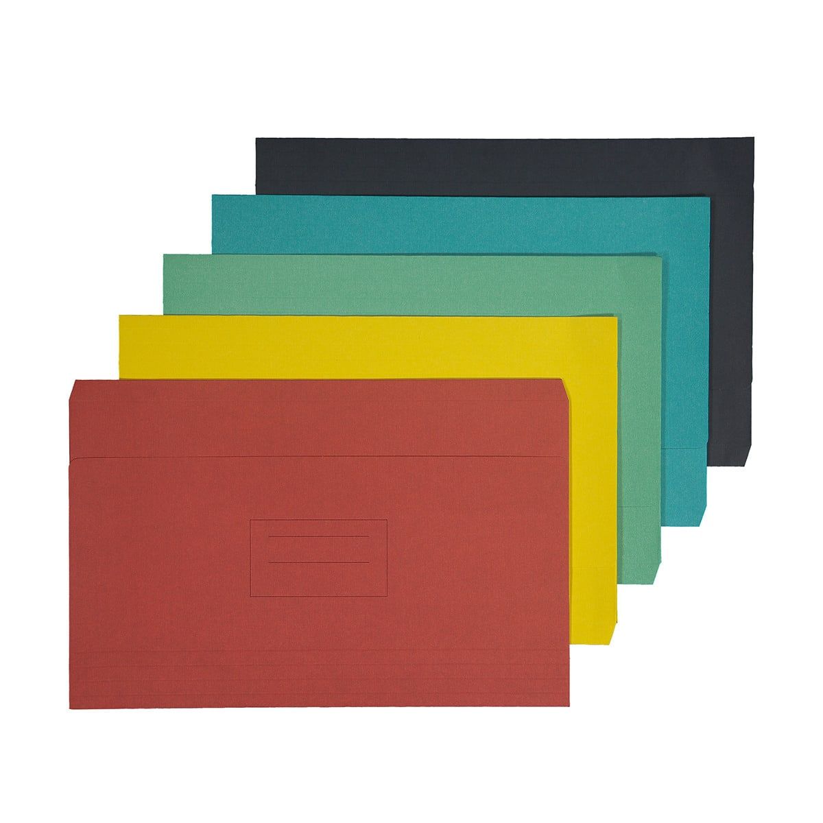 10 Pack Foolscap Manilla Document Wallets