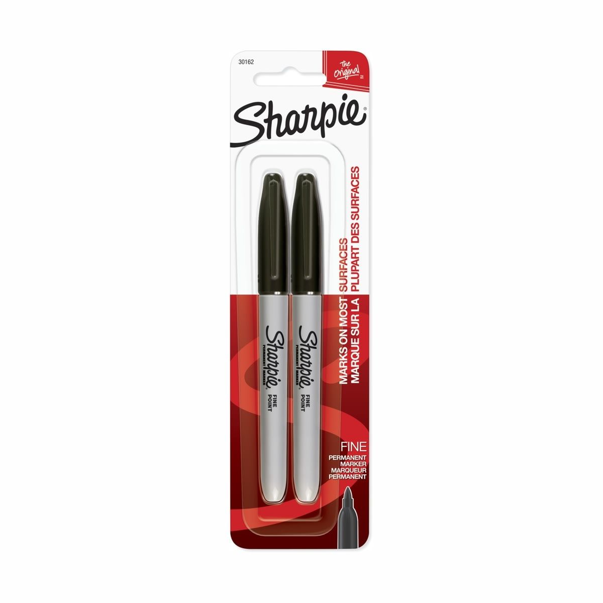 2 Pack Sharpie Fine Point Permanent Marker - Black