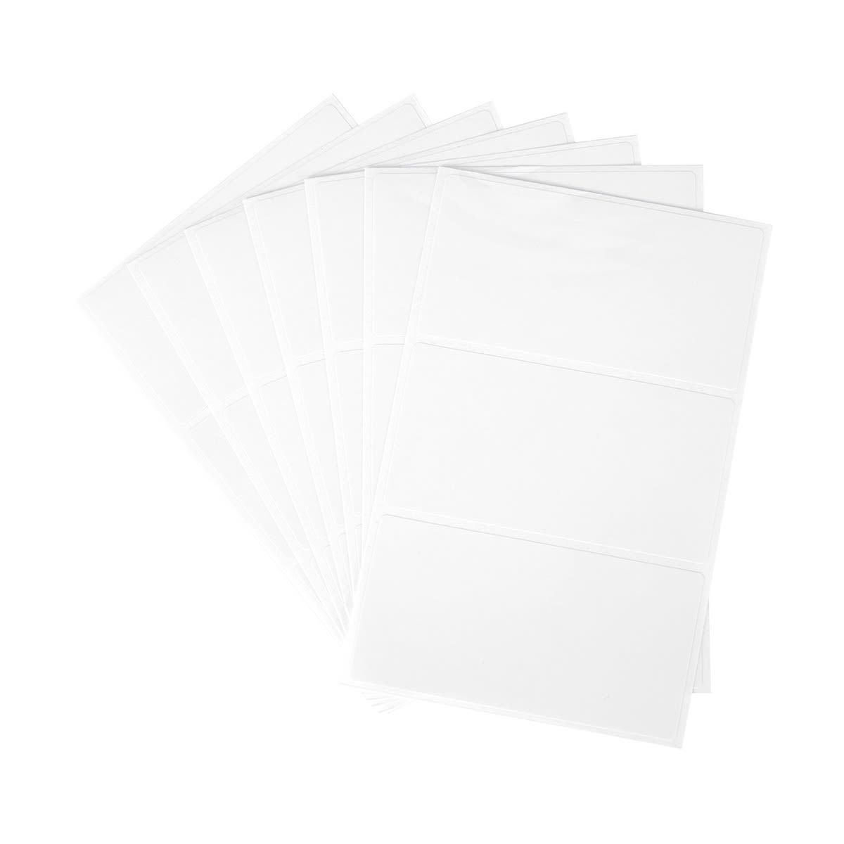 21 Pack Rectangle Labels