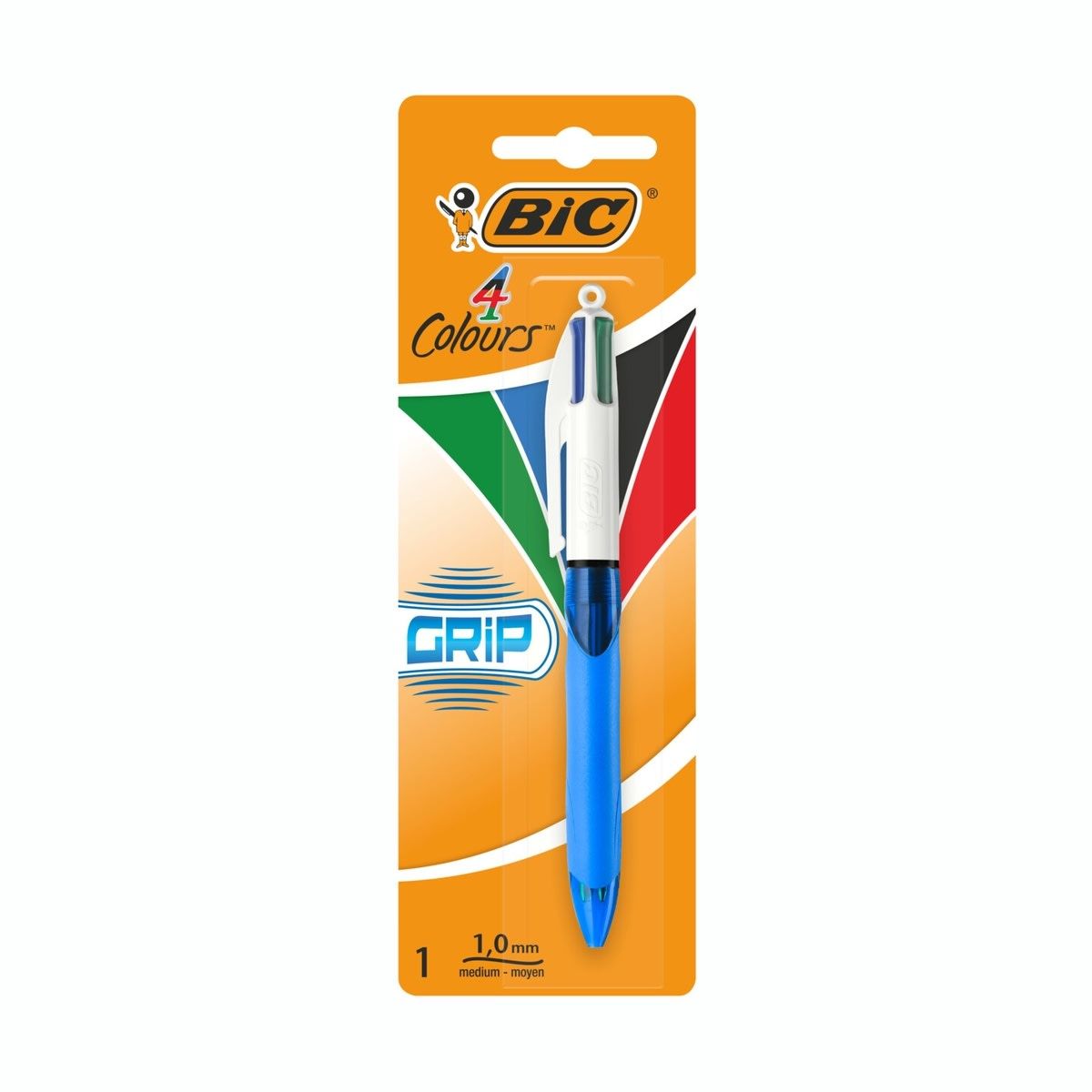 BIC 4 Colours Grip Ball Pen