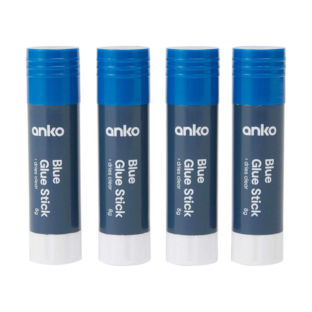 4 Pack Blue Glue Stick