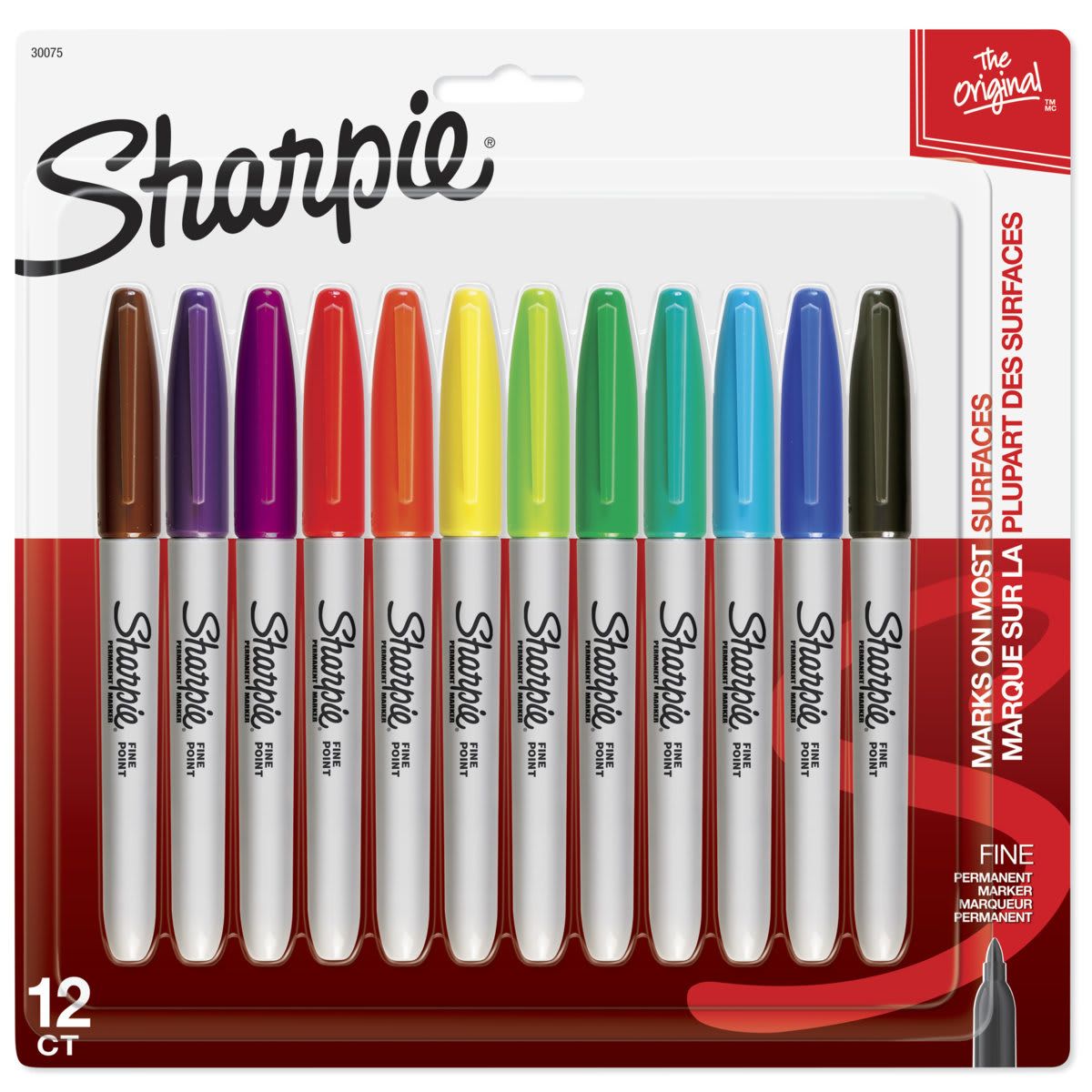 12 Pack Sharpie Fine Point Permanent Marker