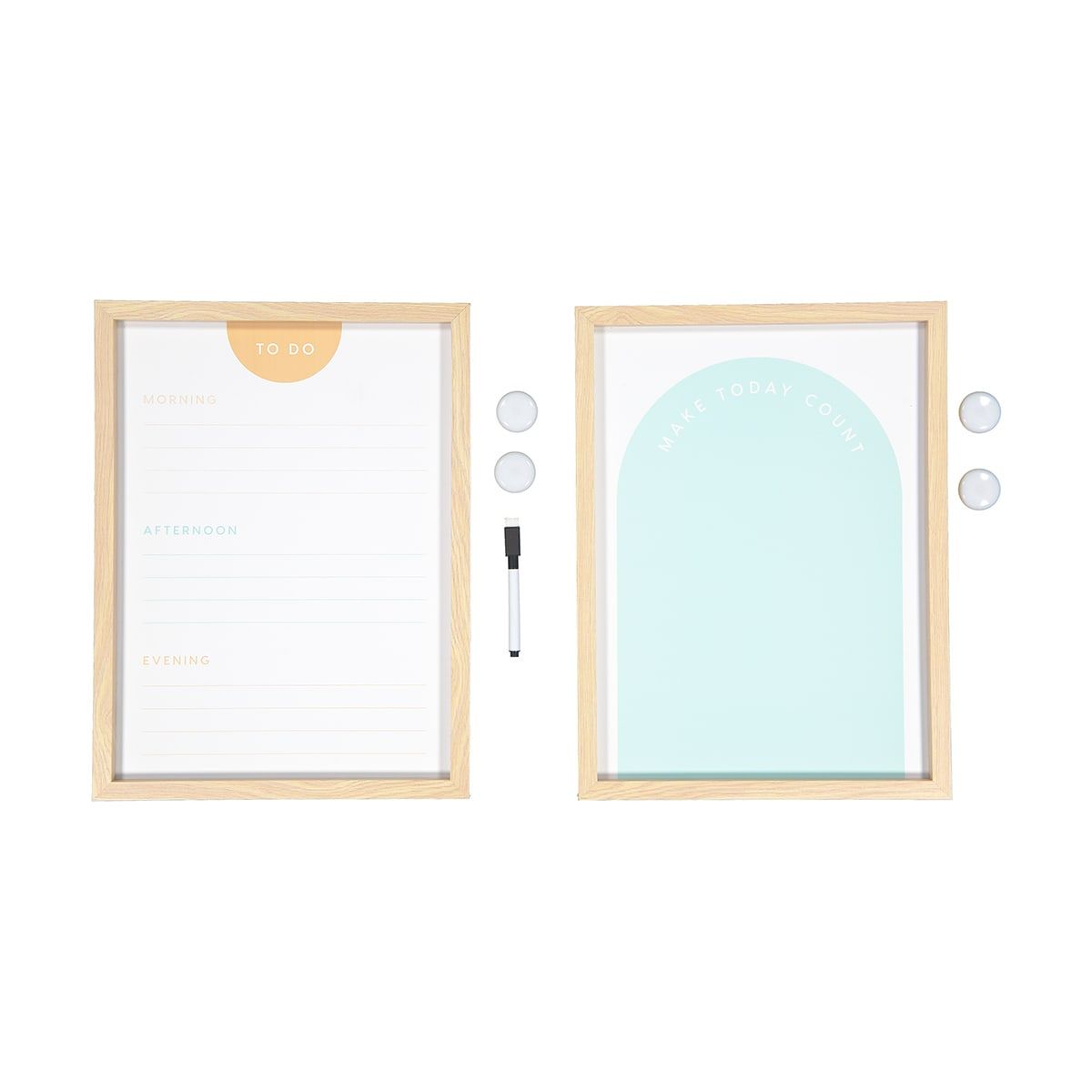 2 Pack Board Oak Look Frame