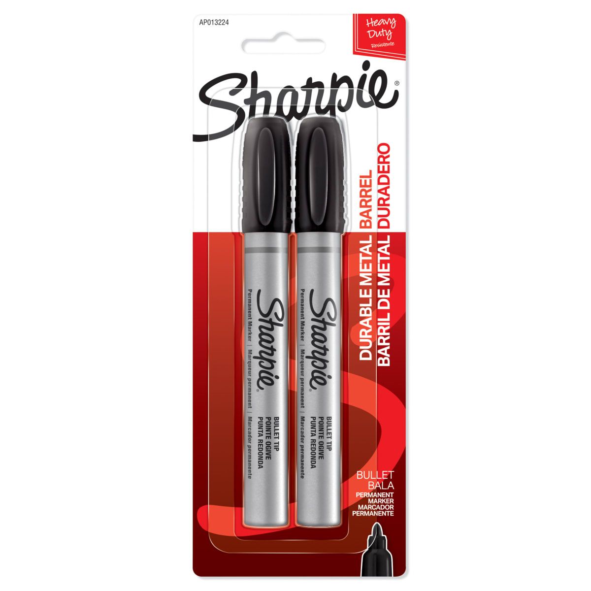 2 Pack Sharpie Bullet Tip Permanent Markers