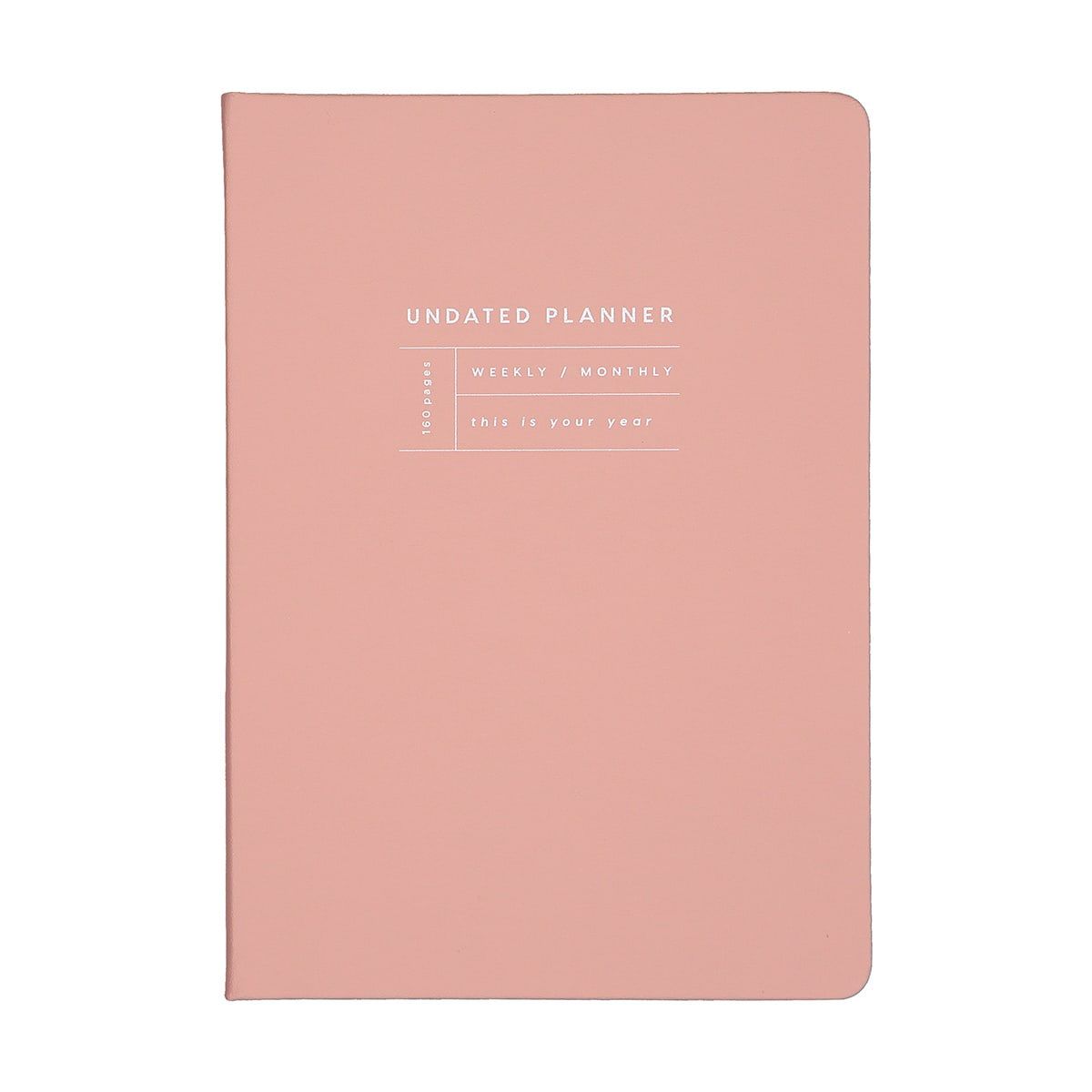 Undated Planner - Pink