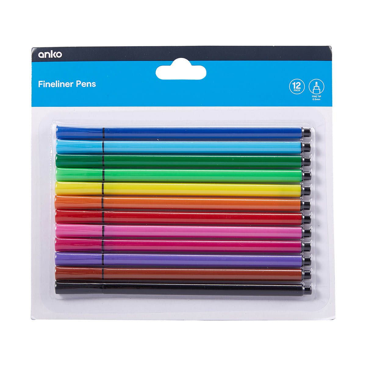 12 Pack Fine Liner Pens