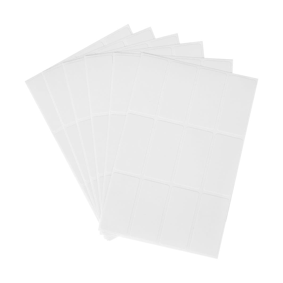 72 Pack Rectangle Labels