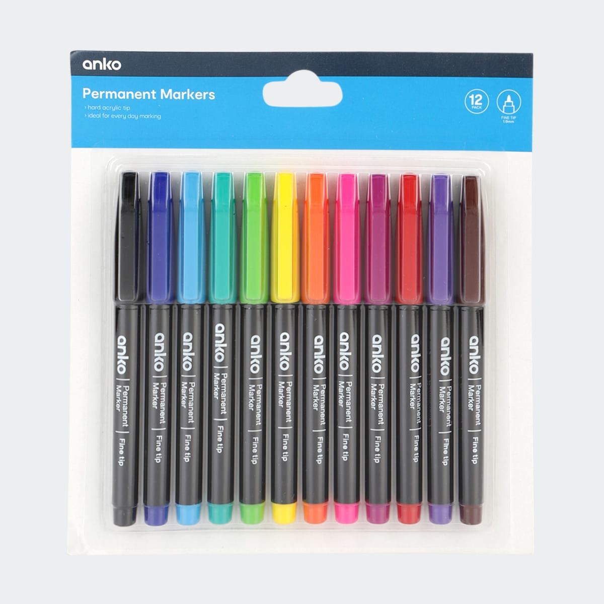 12 Pack Permanent Markers
