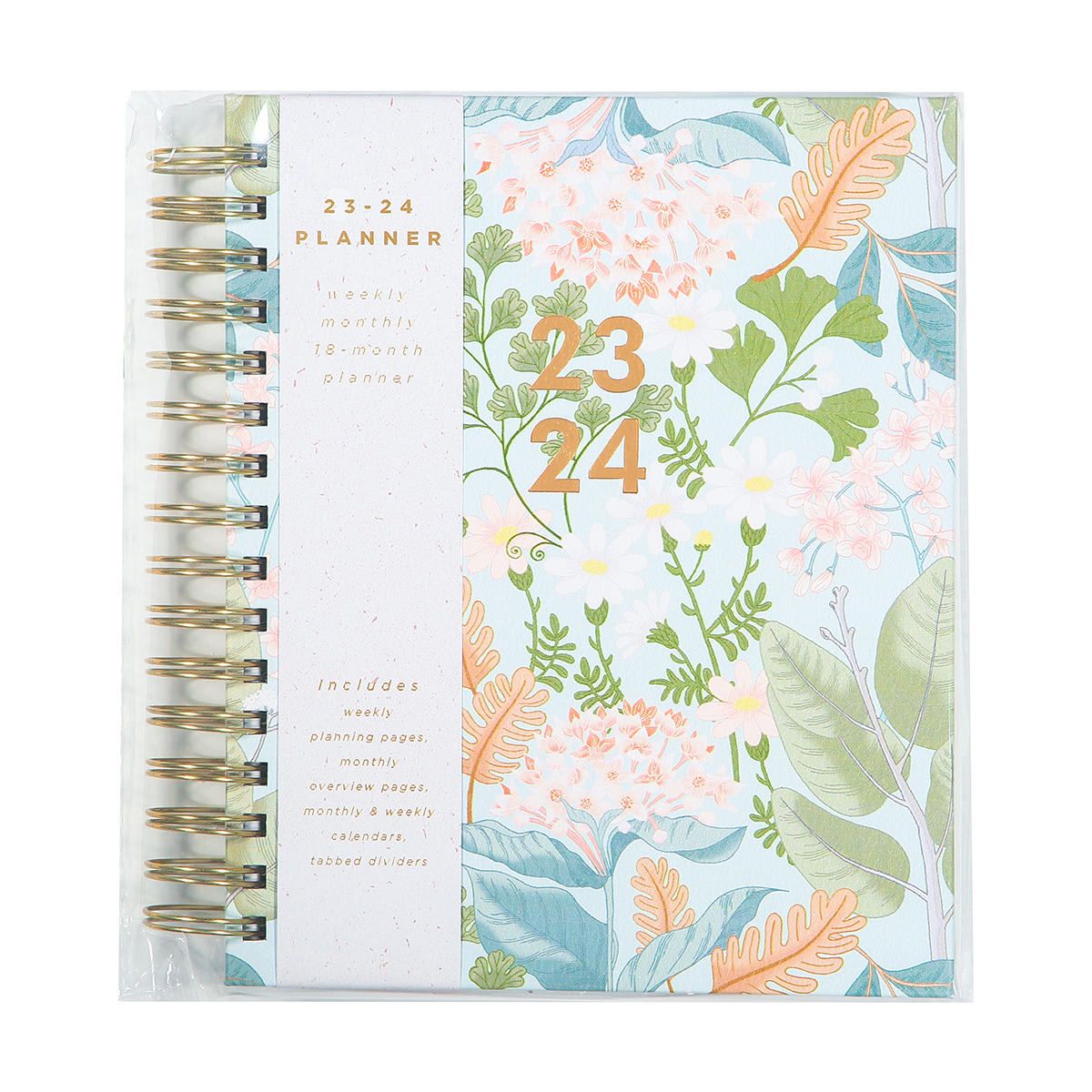23/24 Spiral Planner - Botanical