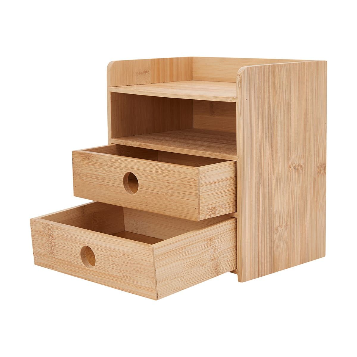 4 Tier Bamboo Desk Organiser