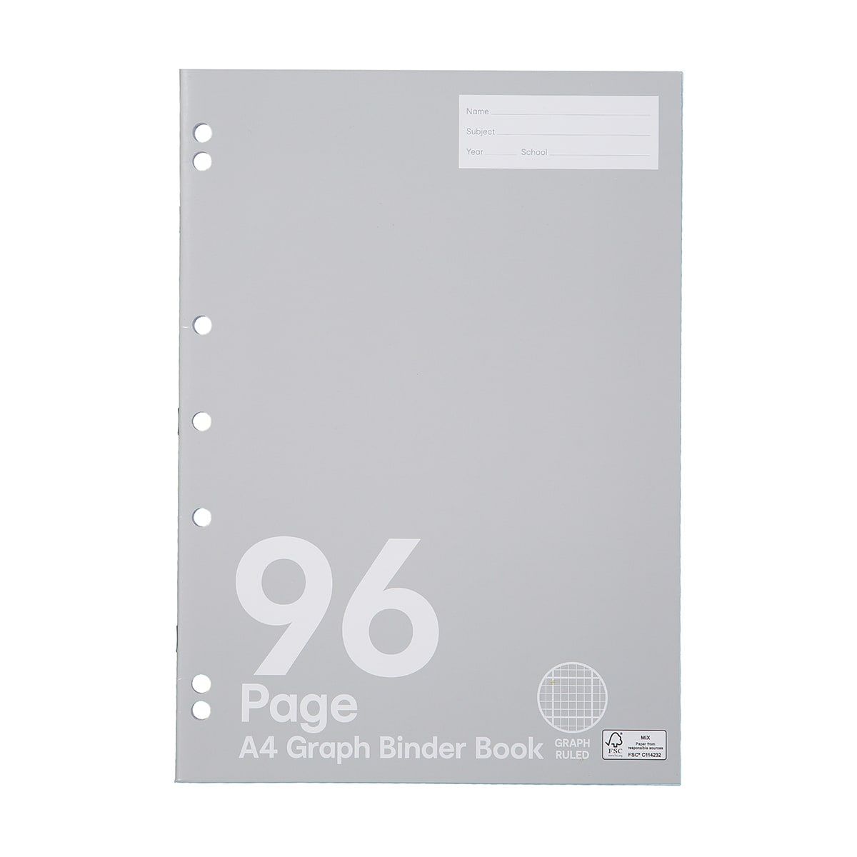 Graph Binder Book - A4, 96 Pages