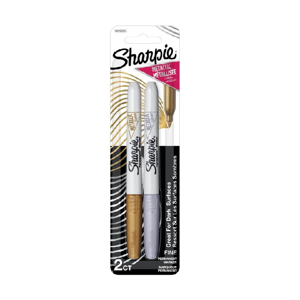2 Pack Sharpie Metallic Permanent Markers