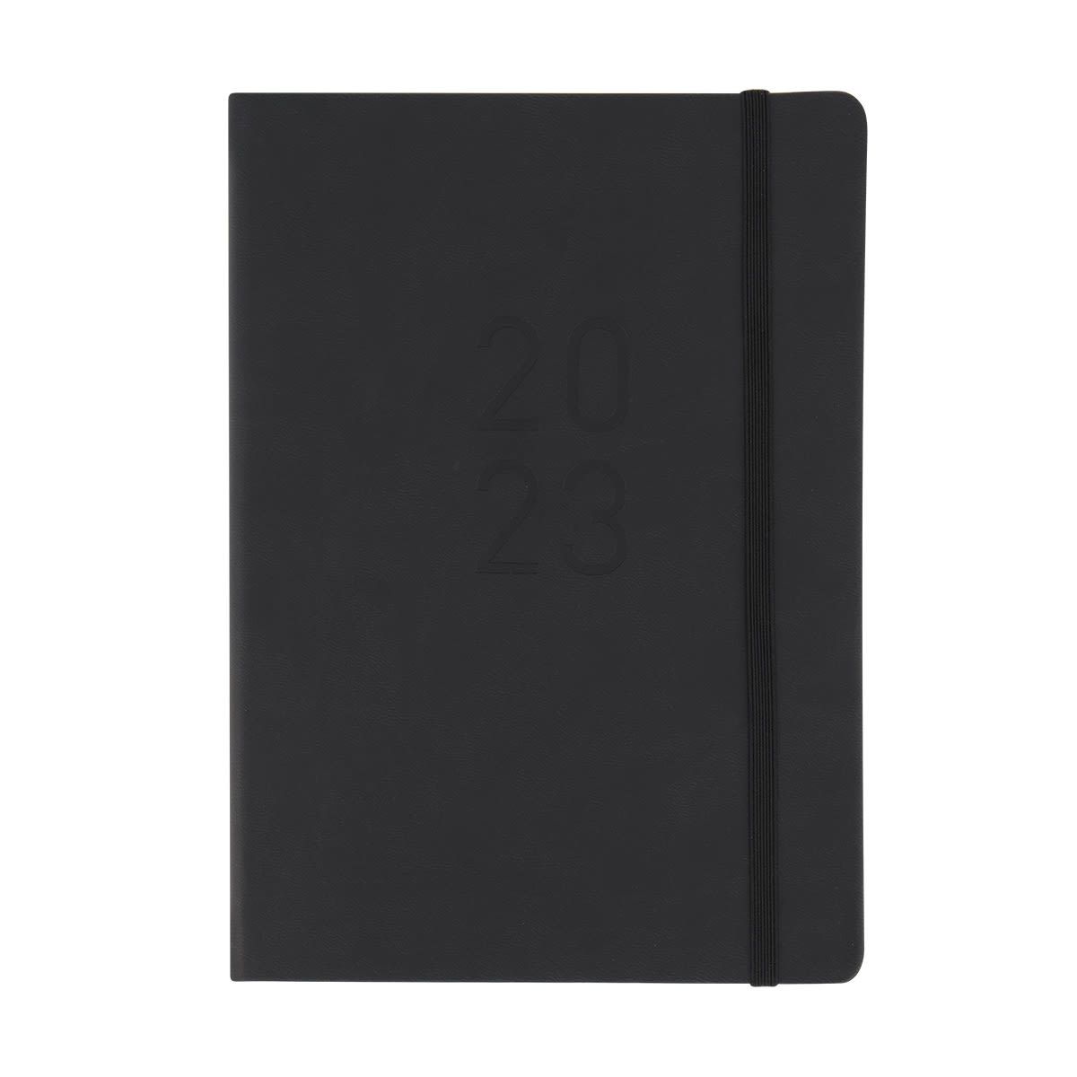 2023 A5 Weekly Diary - Black