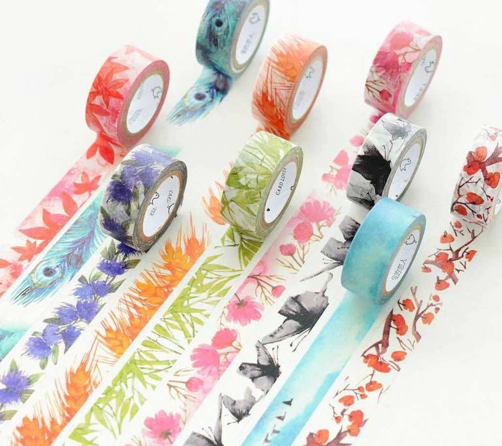 Colorful Washi Tape  Small - 08 pcs