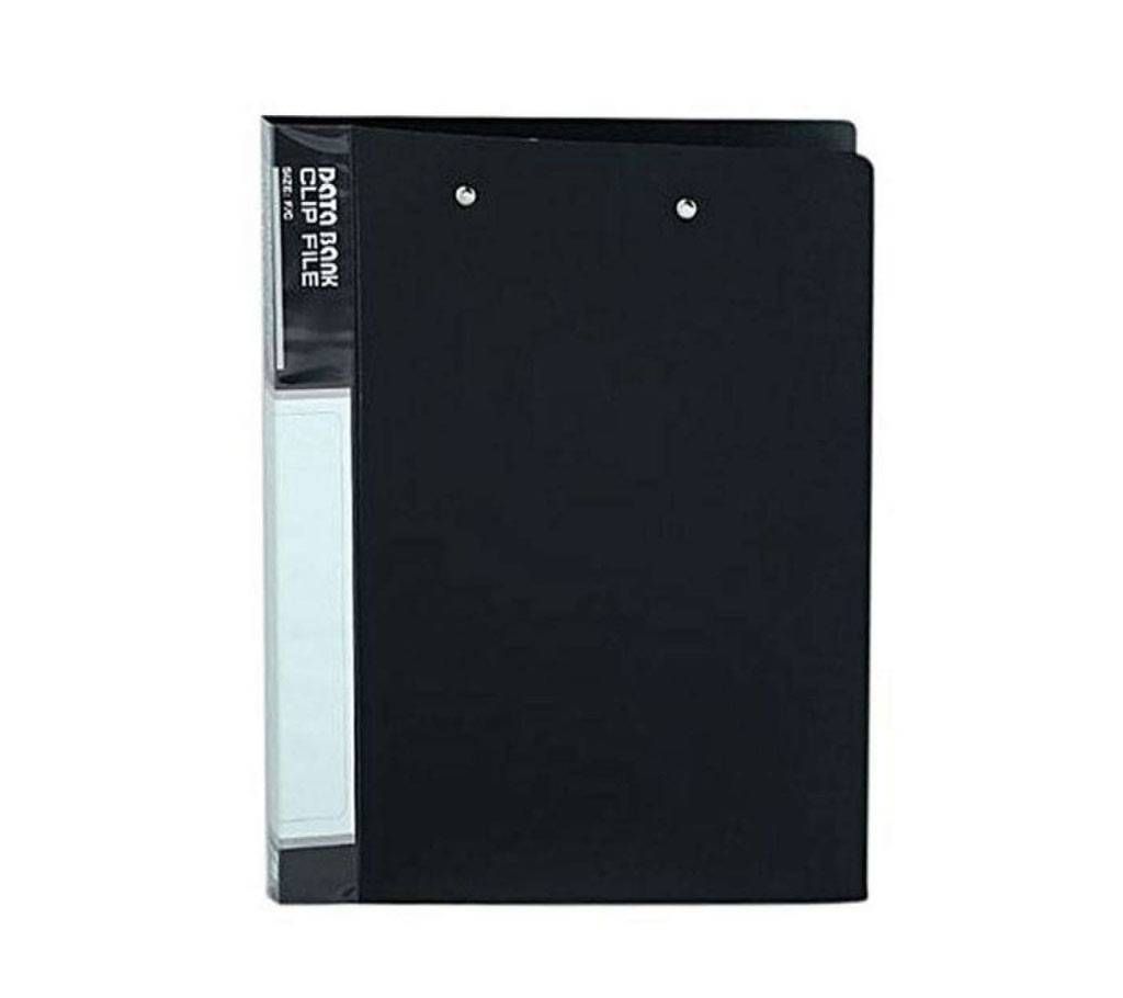 A4 Size Data Bank Ring File - Black (2pcs)