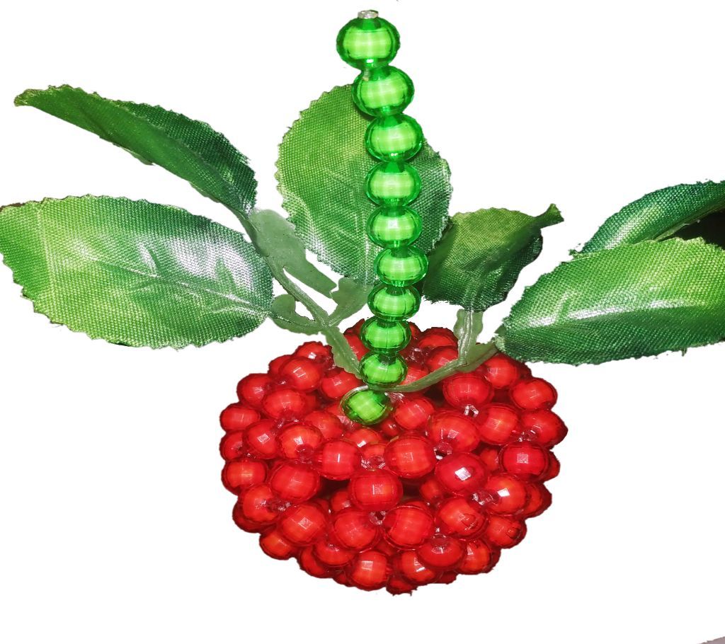 Putty made of apples  red color
