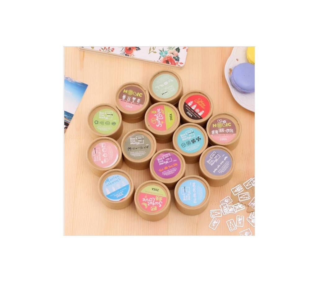 20pcs lot Mini Metal Bookmark Clips Cute Cartoon