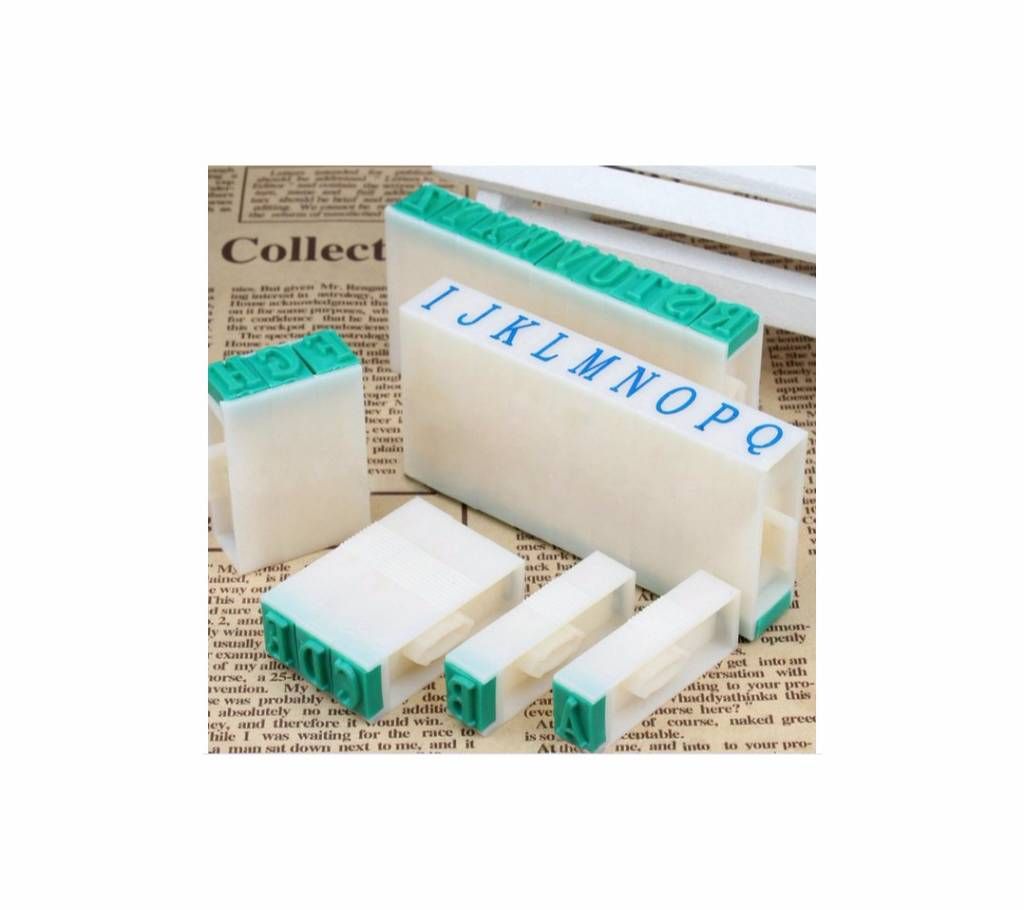 A-Z DIY Letter Alphabet Stamp Digital Number Symbol Seal Chapter Combination