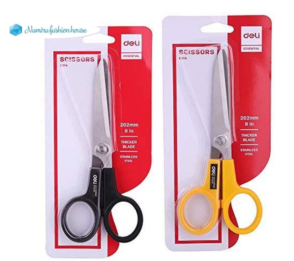 Deli W6014 Scissors, (Assorted), Pack of 1, Item  8 Inch