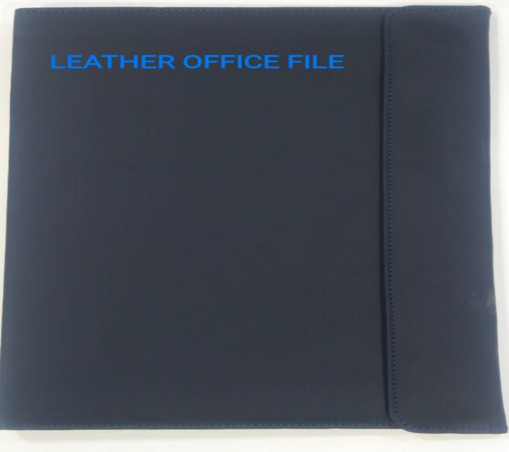 Leather  Office File Folder