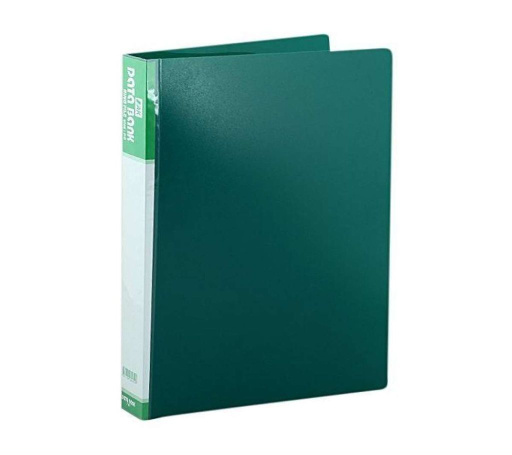 FC Size Data Bank Ring File - Green (2pcs)