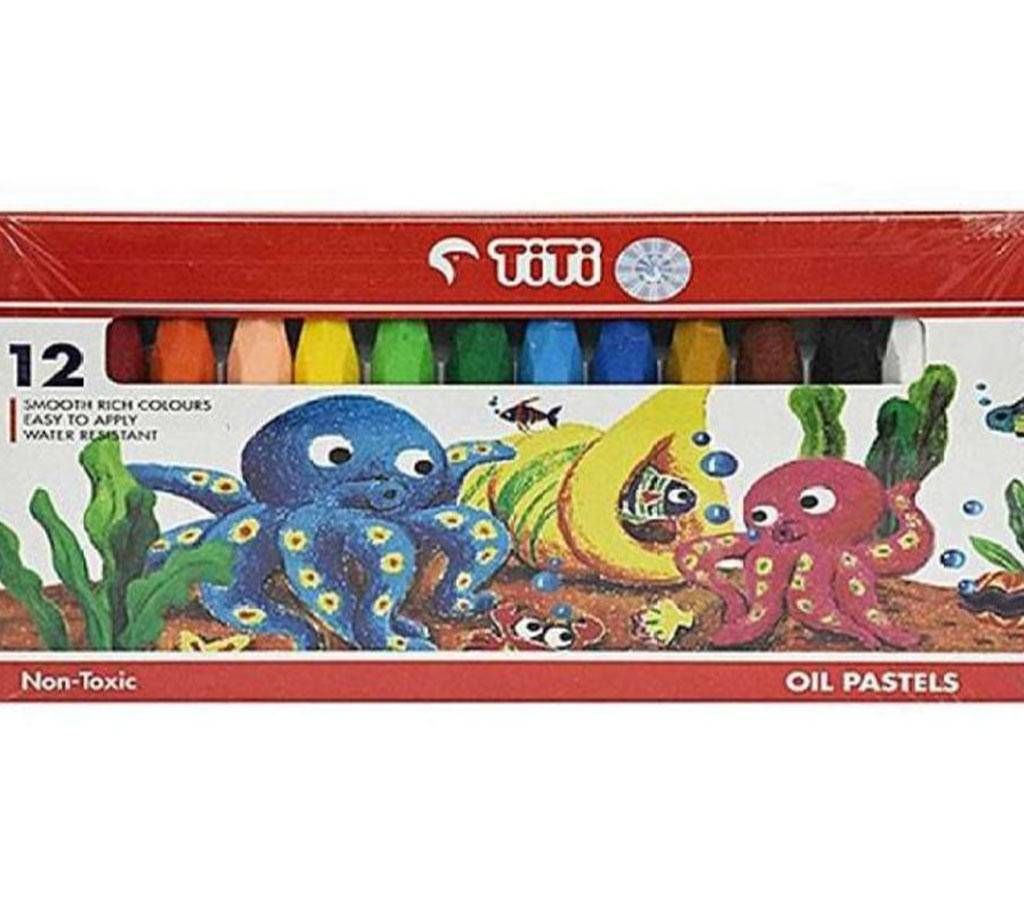 12 Non-Toxic Oil Pastels