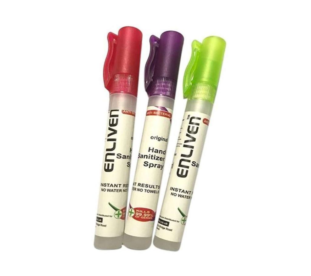 Combo of 3Pcs Pen Shape Hand Sanitizer Spray