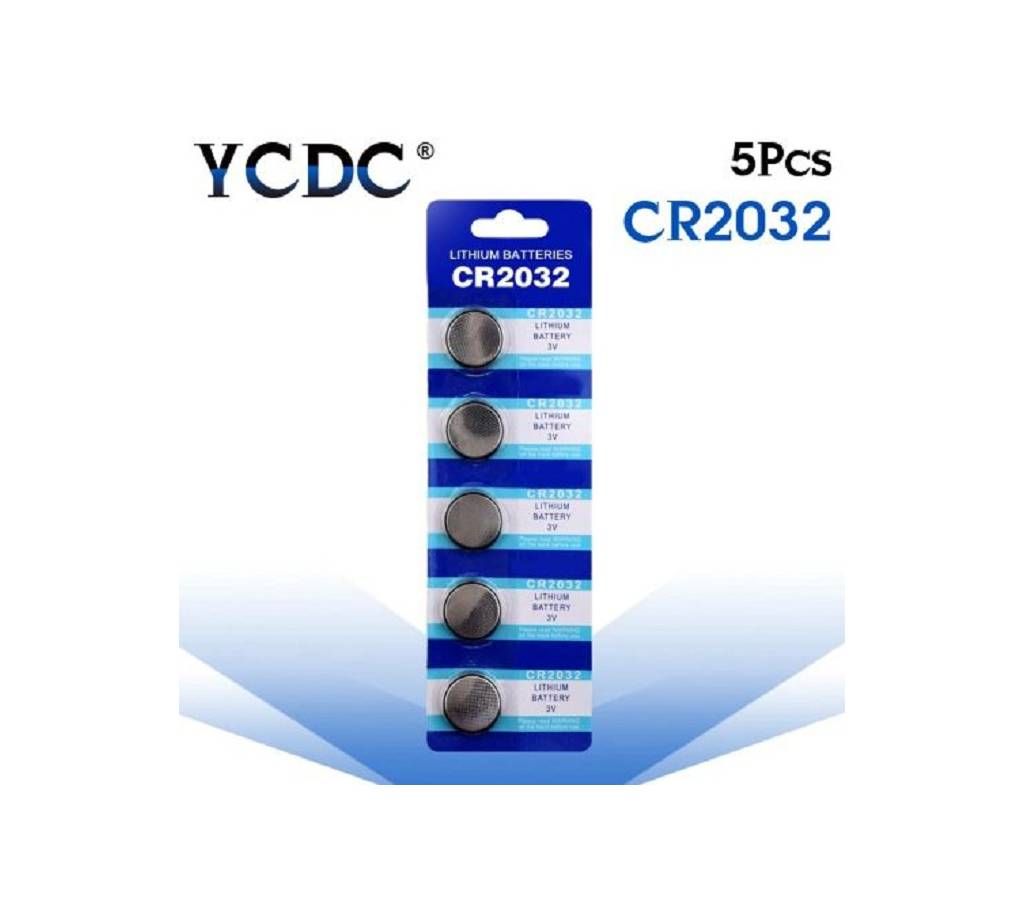5 PCS CR2032 DL2032 CR 2032 KCR2032 5004LC ECR2032 Good Quality Battery ,HUANQIU Brand Battery
