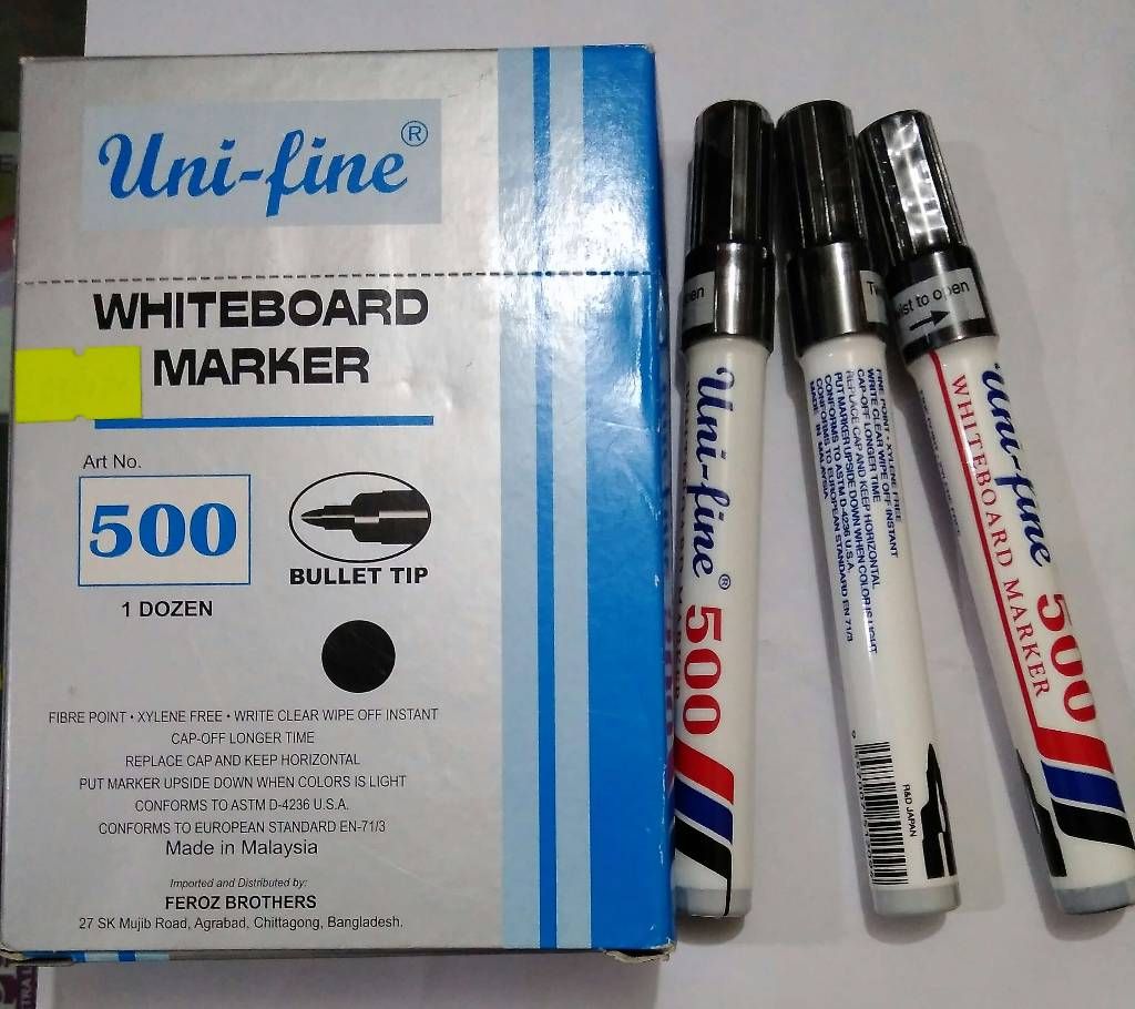 Uni-Fine White Board Marker (12 pcs)