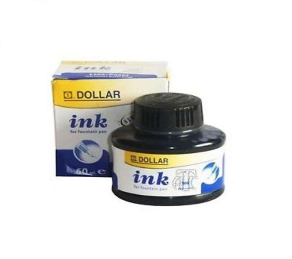 Fountain Pen ink bottled 60ML Dollar Fountain Pen Ink - Blue Color