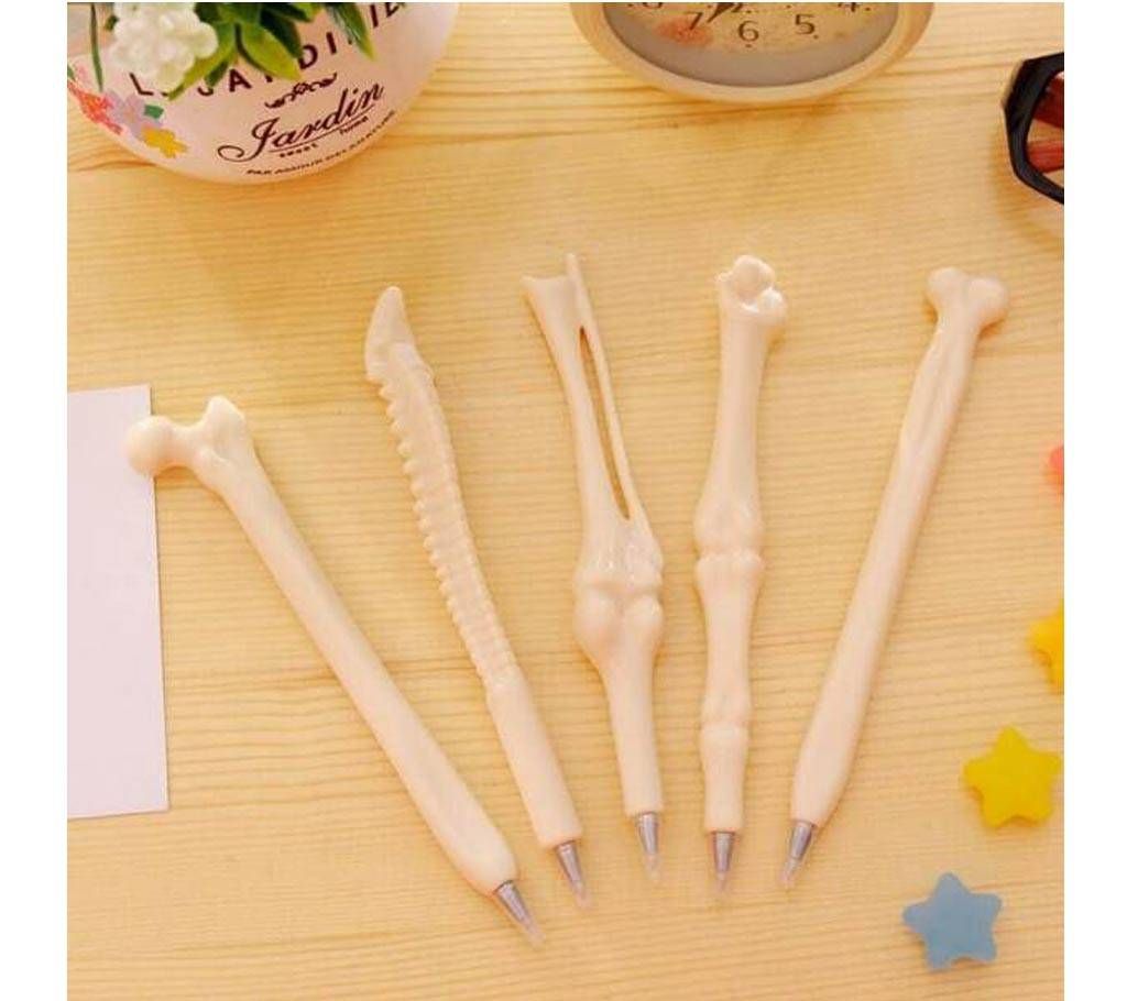 Bone Shape Ballpoint Pen 5 Piece set