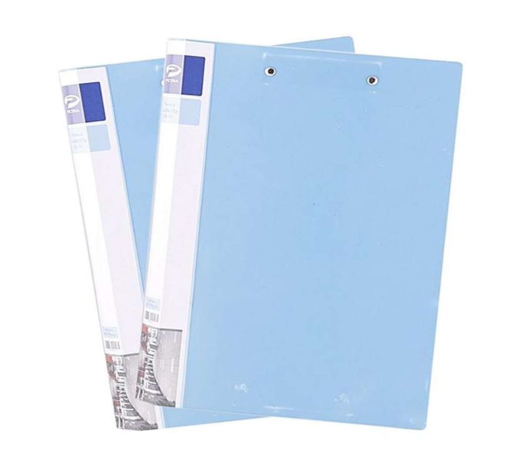 Double Clip File - 2 Pieces - Sky Blue