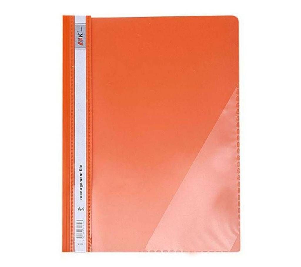 A4 Size Management File - Orange (5pcs)