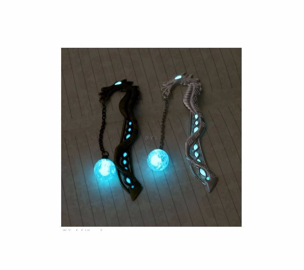 Luminous Night Dragon Bookmark