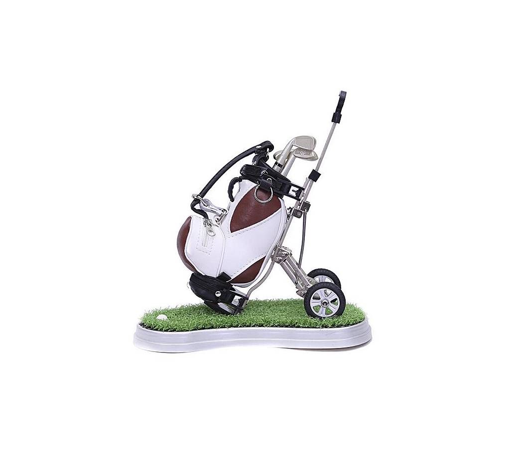 Golf Pens and Pen Holder - Black and White