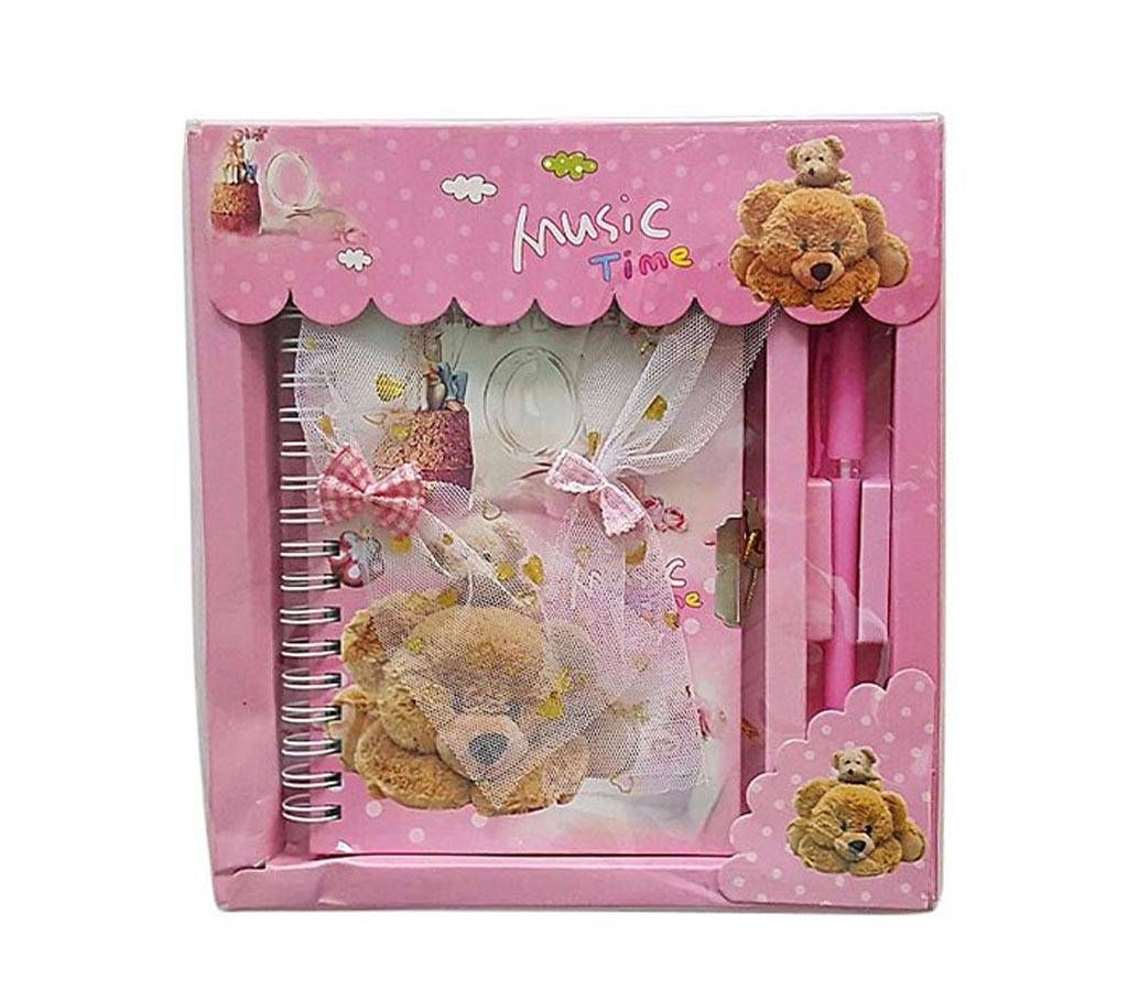 Cute Romantic Pen & Paper Set - Pink