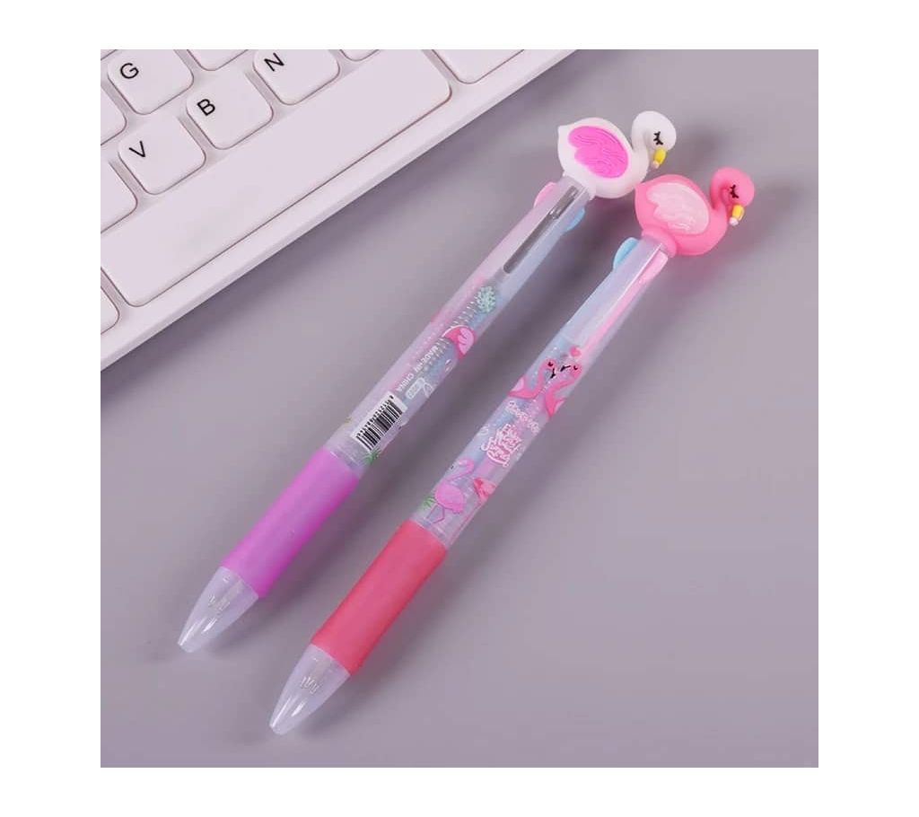 4 color drawing glitter pen 2 pc set