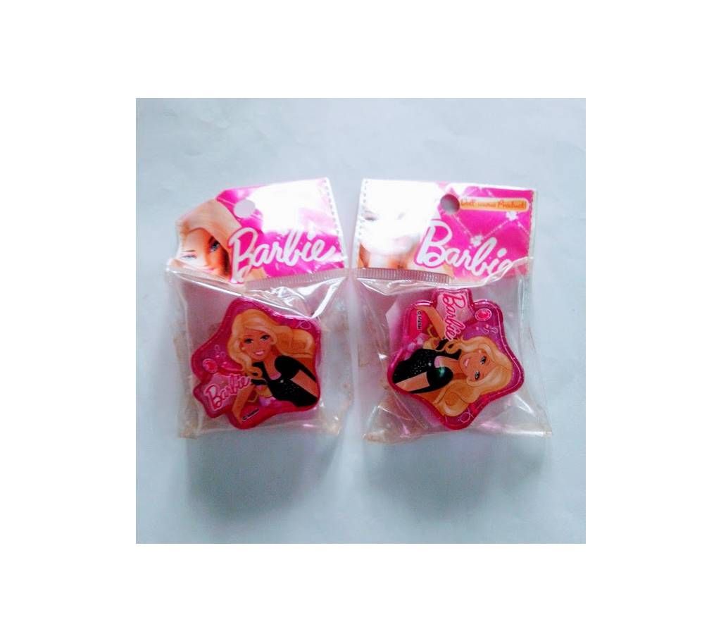 Barbie Doll Pencil Sharpener 2 Pcs