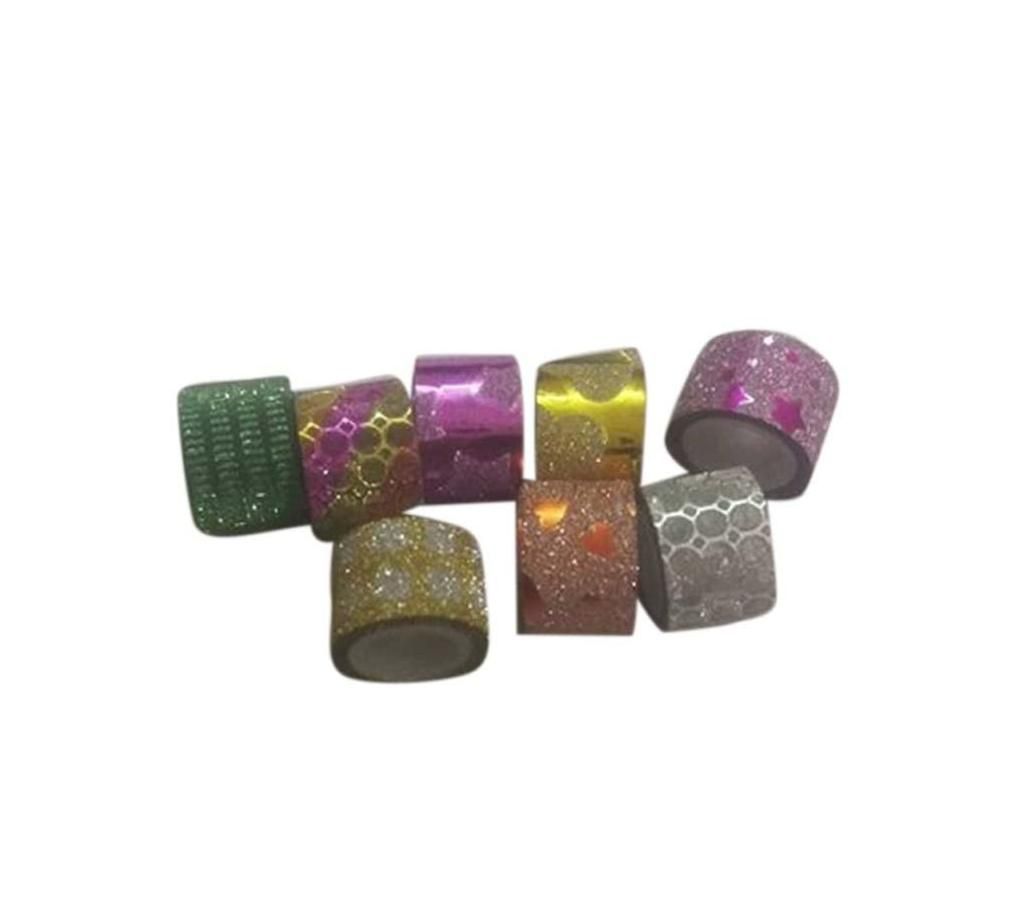 Mini glitter washi tape 8 pcs