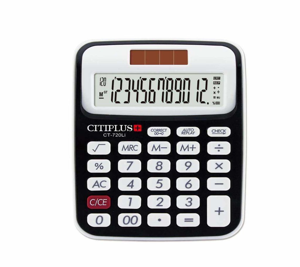 CITIPLUS Small Size 12-Digits Calculator