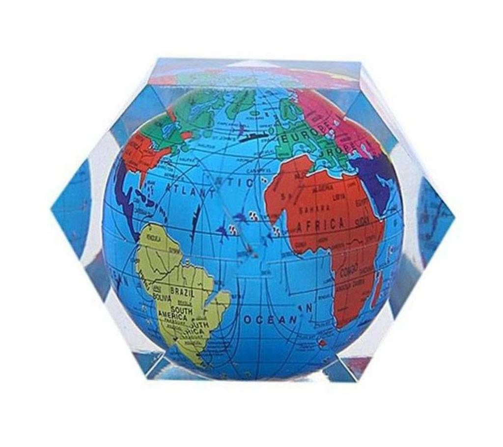Colorful Globe Paper Weight