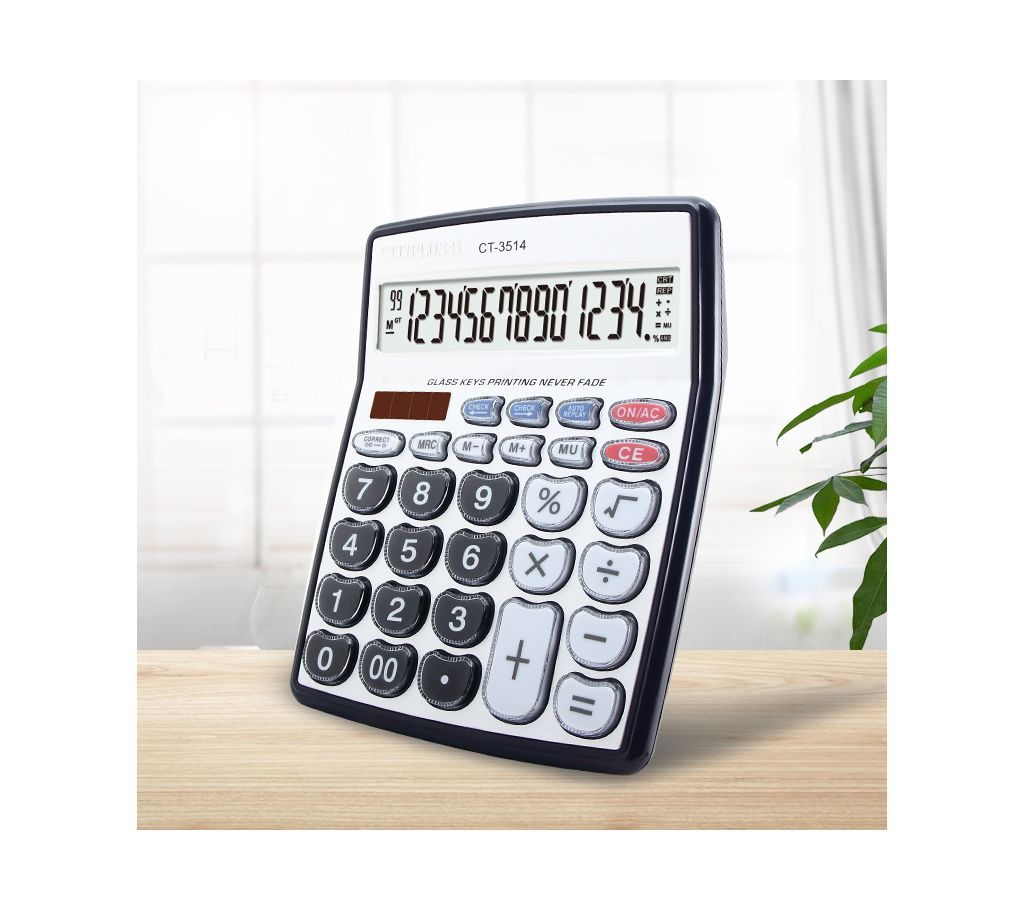 CITIPLUS 14-Digits Dual Power Calculator