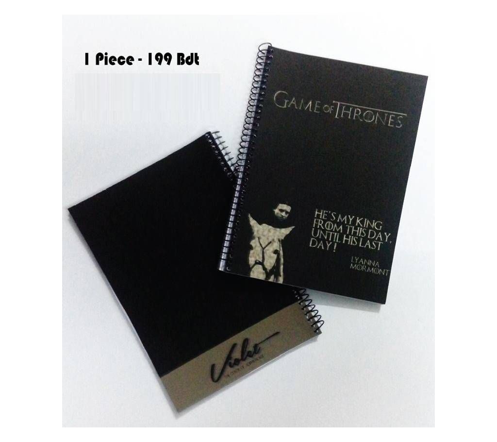 Game Of Thrones Notebook