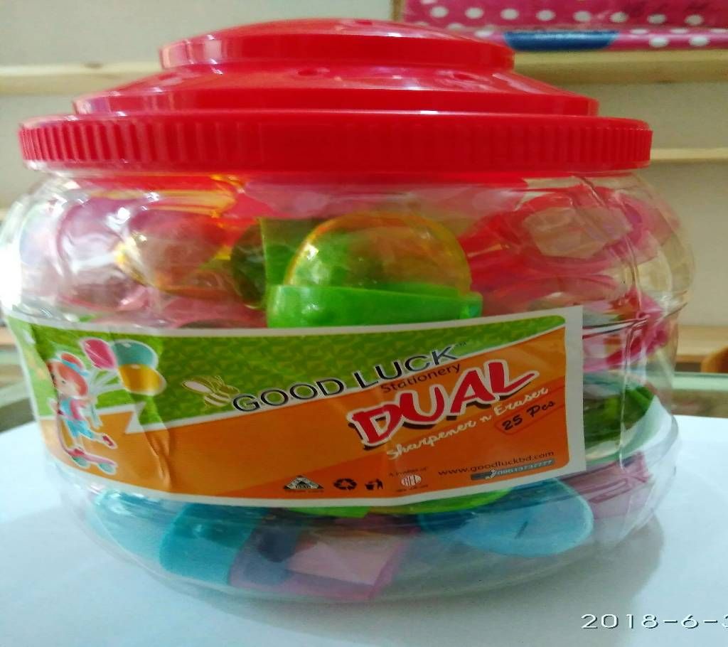 Good Luck Sharpener cum Eraser (2 in 1)