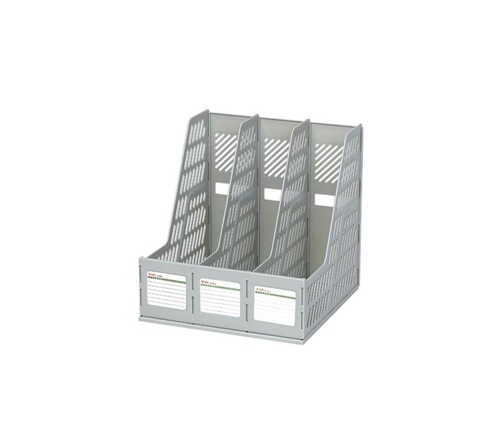 deli 3 Column Magazine Container