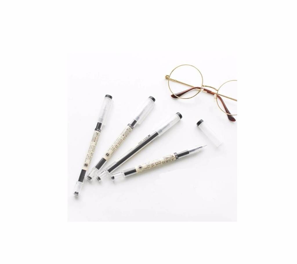 3Pcs/Set 0.35mm Gel Pens Office Black Ink Stationery Pen