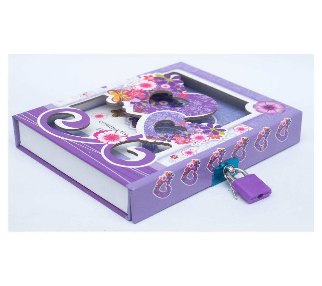 Lock Diary Violet